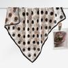 Polka dot double-sided heterochrome ethnic style retro 91 velvet large square scarf silk scarf women's spring and autumn warm shawl scarf scarf