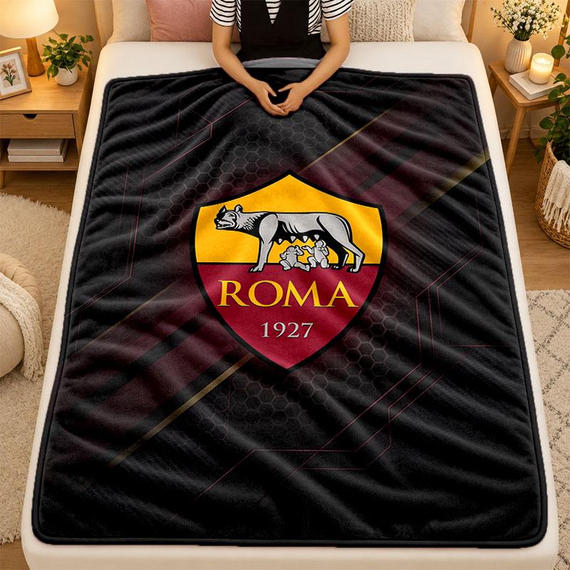 FlanellfiltAS Roma Varm Mjuk Pläd för Inomhus Soffa Säng Vardagsrumsbruk