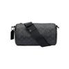 Coach Sud 22 Potisk monogramem Odnímatelný nastavitelný ramenní popruh Crossbody taška Malé pánské tašky Uhlově šedá CAH94-CHR