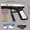 Black Glock Automatic Shell Ejection Soft Bullet Toy Gun G18 Airsoft Pistol Armas Children CS Shooting Weapons Gun Toy for Boys