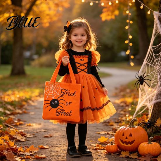 Festival Treat Carrier Tote Bag Bag Fabric Non-woven Halloween Candy Trick or with Pumpkin Gift Ghost Patterns Large Capacity