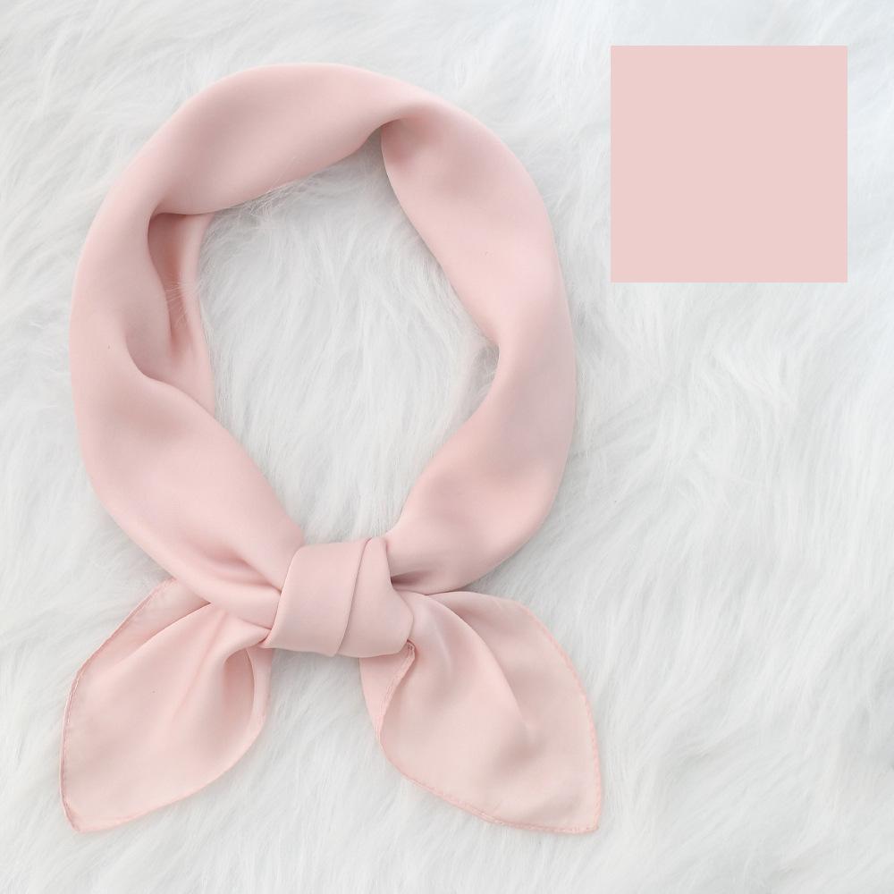 Women'S New Fashionable Atmosphere Simulation Silk Scarf Neck Protection Scarf Spring Summer Autumn Square Scarf