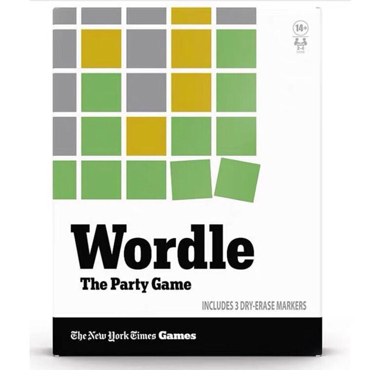 English Version Cards Wordle The Party Board Gamesparty Games Scrabble Board Games