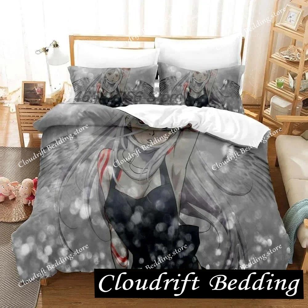 New 3D Printed Anime Deadman Wonderland Bedding Set Single Twin Full Queen King Size Bed Set Adult Kid Bedroom Duvet Cover Sets