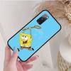 Чорний чохол для Xiaomi Poco X6 X4 M5 M6 F5 F6 C65 C55 C50 C51 C40 Pro Redmi 14C A3X 13C 12C 11T 10A 9C Note 7 6 8A Plus S-39 Lovely Spongebob