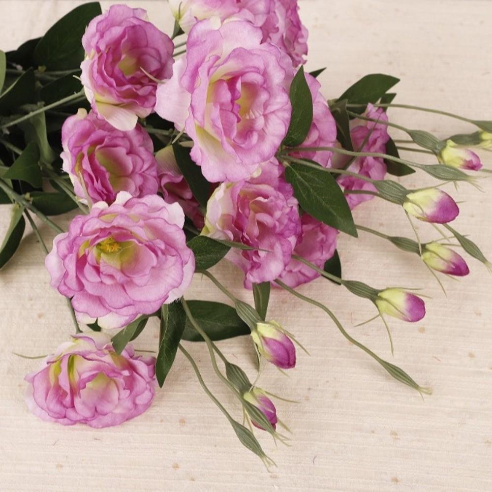 Real Touch Simulation Big Lisianthus Lisianthus Fake Flower Faux Balloon Branch  Party Favors