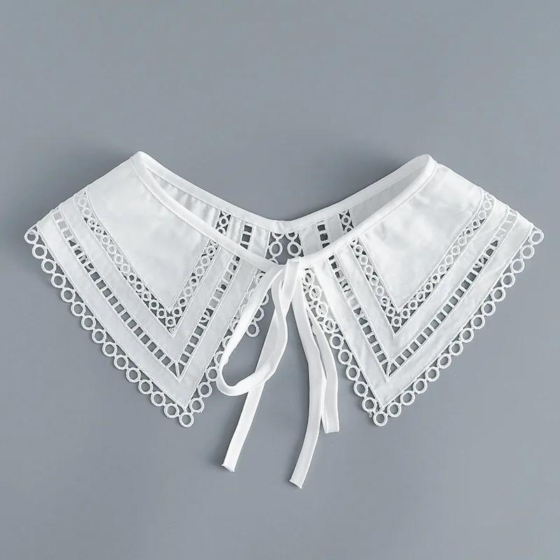Female Summer Solid Color Shirt Detachable Collar for Women Neck Wear Fake Collar Small Shawl Autumn Sweater Shoulder Wraps