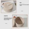 Cotton Rope Storage Baskets  With Lid Small Decorative Boxes For Ganization Baskets With Lids Woven Basket Desktop Organize