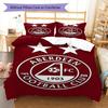 Aberdeen Logo Bedding Quilt Set Quilt Cover Pillowcase Home Decoration Birthday Gift (1 * Duvet Cover + 2 * Pillowcase, Without Core)