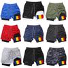 Romania Flag Camouflage Muay Thai Kick Boxing Shorts Men Women Unisex Casual Sportswear Double Layer Quick Dry Training Sport Gym Fitness Workout