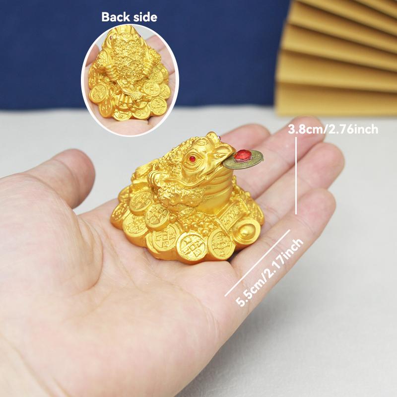 

Золотая удача деньги цитрин жаба лягушка дракон фен-шуй статуэтки скульптура статуэтка удача богатство украшение для дома украшения для автомобиля