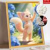 Disney 5D DIY Pearl Painting Kit, Adorable Fox Home Bedroom Wall Decor Crafts Handmade Gift, Stunning Crystal Diamond Art for Enchanting Spaces