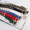 Color Solid Simple Porous Design Women Casual Canvas Belt With Square Buckle