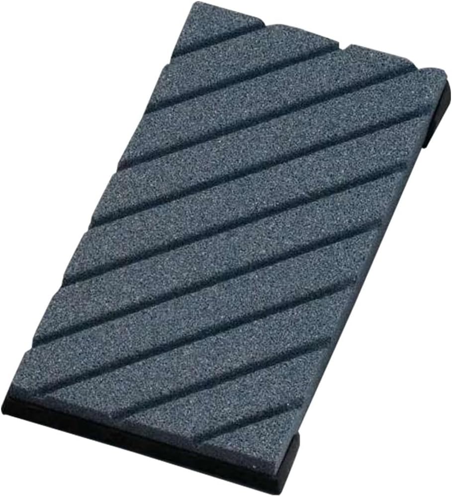 

Ebi-jirushi Resurfacing Whetstone with Grooves and Simple Rubber Stand IO-0001