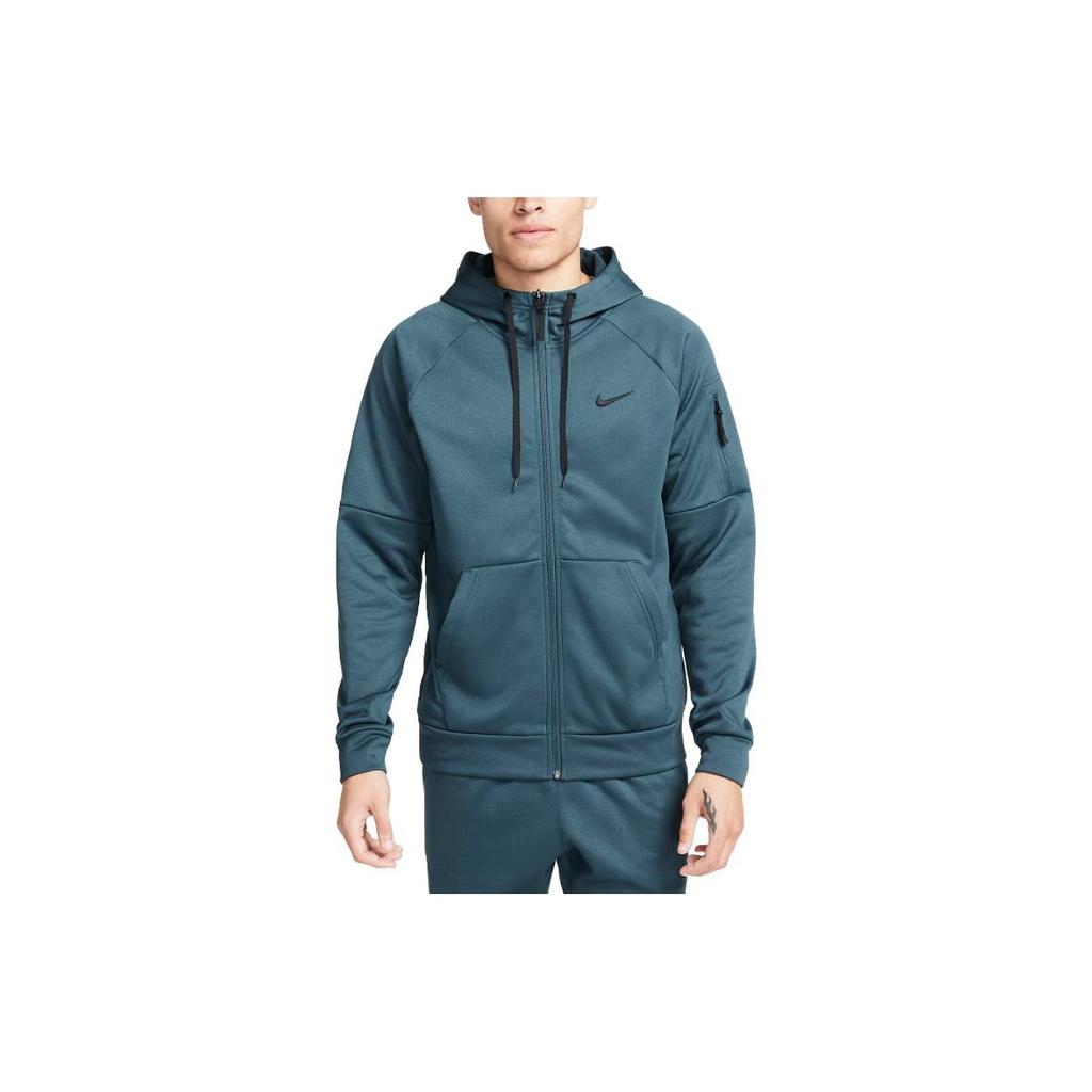 Nike Therma-Fit Full-Zip Fitness Hoodie Jacket Men tops Green DQ4830-328