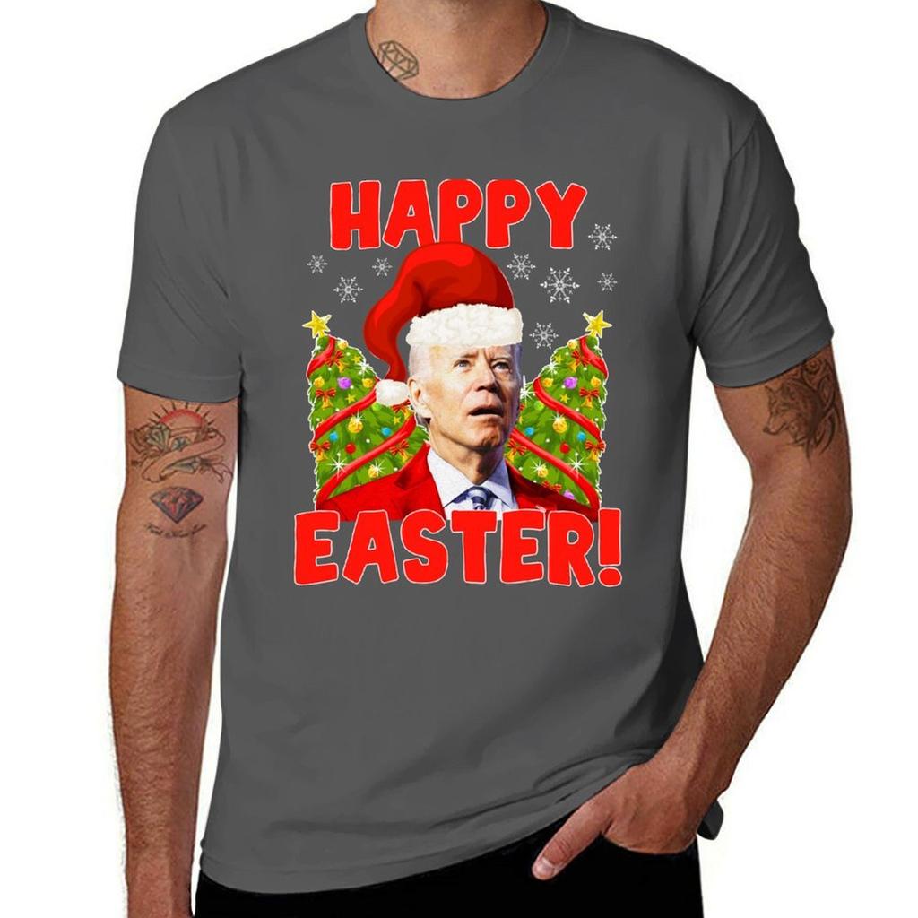Ugly Holiday Sweaters - Merry Christmas, Happy Easter Biden Christmas, Santa Claus 2021, Tree Reindeer, Funny Snowman, E T-Shirt