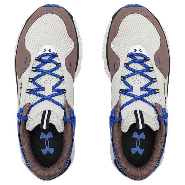 Under Armour Summit Trek Comfortable Versatile Low-Top Casual Shoes Men Sneaker White Brown Blue 3028345-110