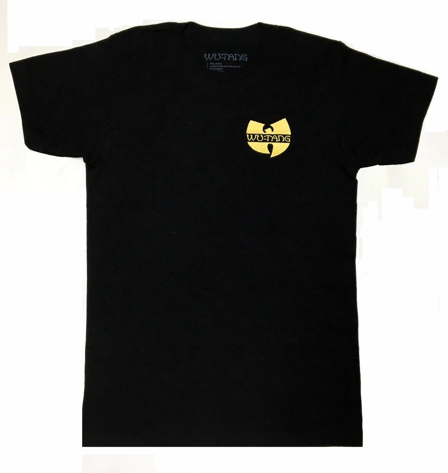 Wu-Tang Clan EMBROIDERED W LOGO T-Shirt NEW 100% Authentic S