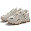 Women's Trendy Dad Sneakers - Spring 2025, Thick-Soled, White, Height-Enhancing, Breathable Casual Sports Shoes
