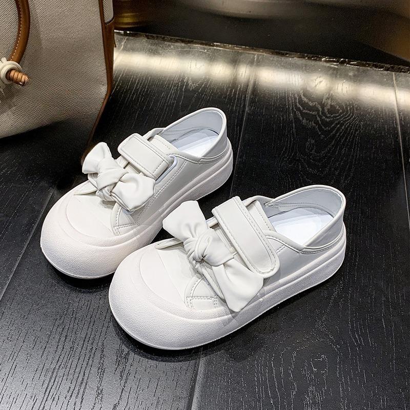 

Fashion Women Flats Bow Shoes Fashion Casual New Trends Sneaker 2025 Autumn Designer Classical Sport Shoes Comfortable Zapatillas Mujer 40 белый