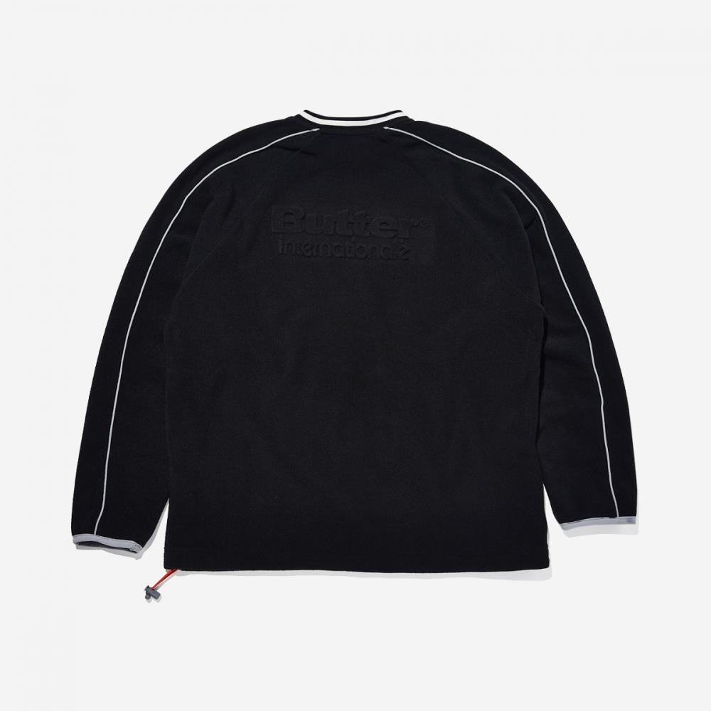 【BUTTER GOODS】POLAR FLEECE CREWNECK BLACK Butter Goods Polar Fleece Crewneck Polar Fleece Crewneck
