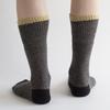 [Chiyoji's Socks] Authentic Trekking Socks (Hiking Socks) Men's 2-Pair Pack 25-27cm Black & Olive Made in Japan
