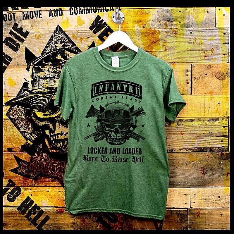 

Combat t-shirt military Infantry Grunt Tactical Assault Combat Veteran Locked S