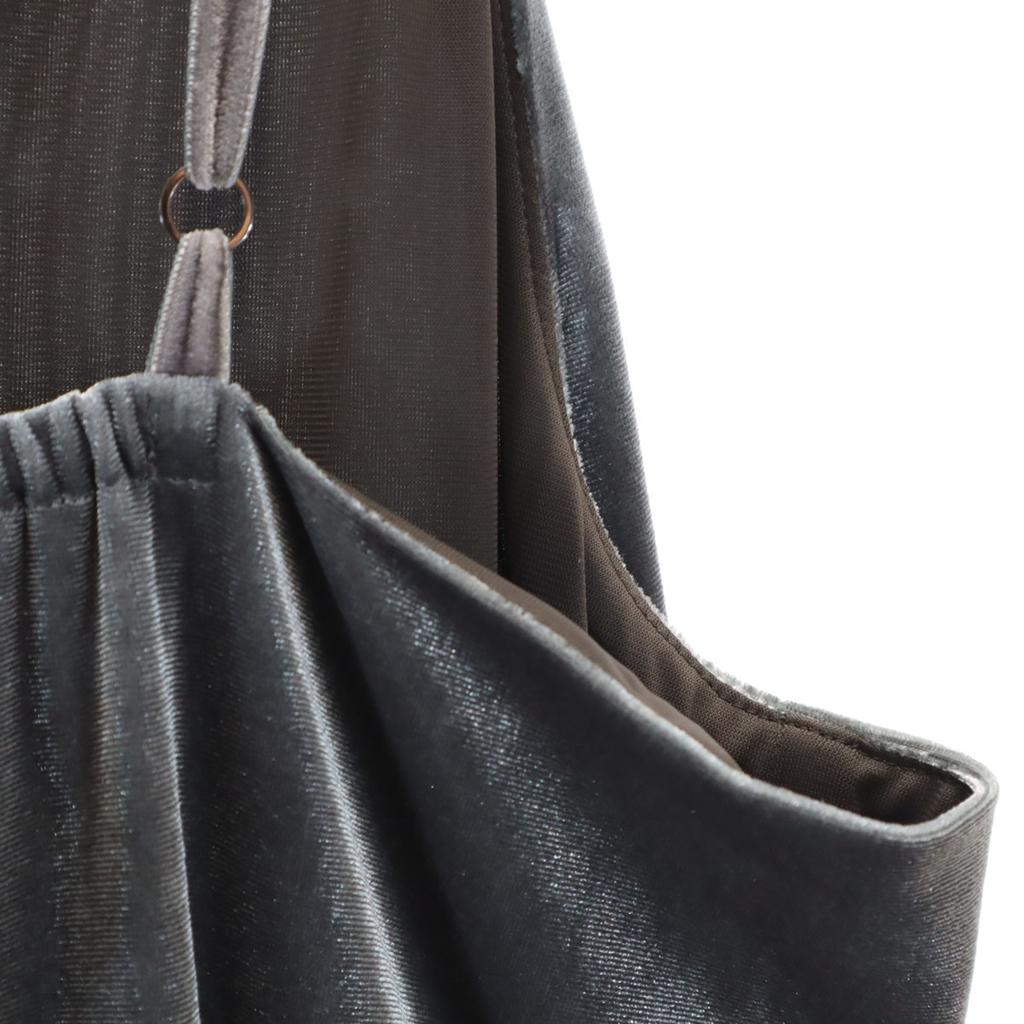 Relume JOURNAL STANDARD Velor-like Cami One Piece F Gray Women Used