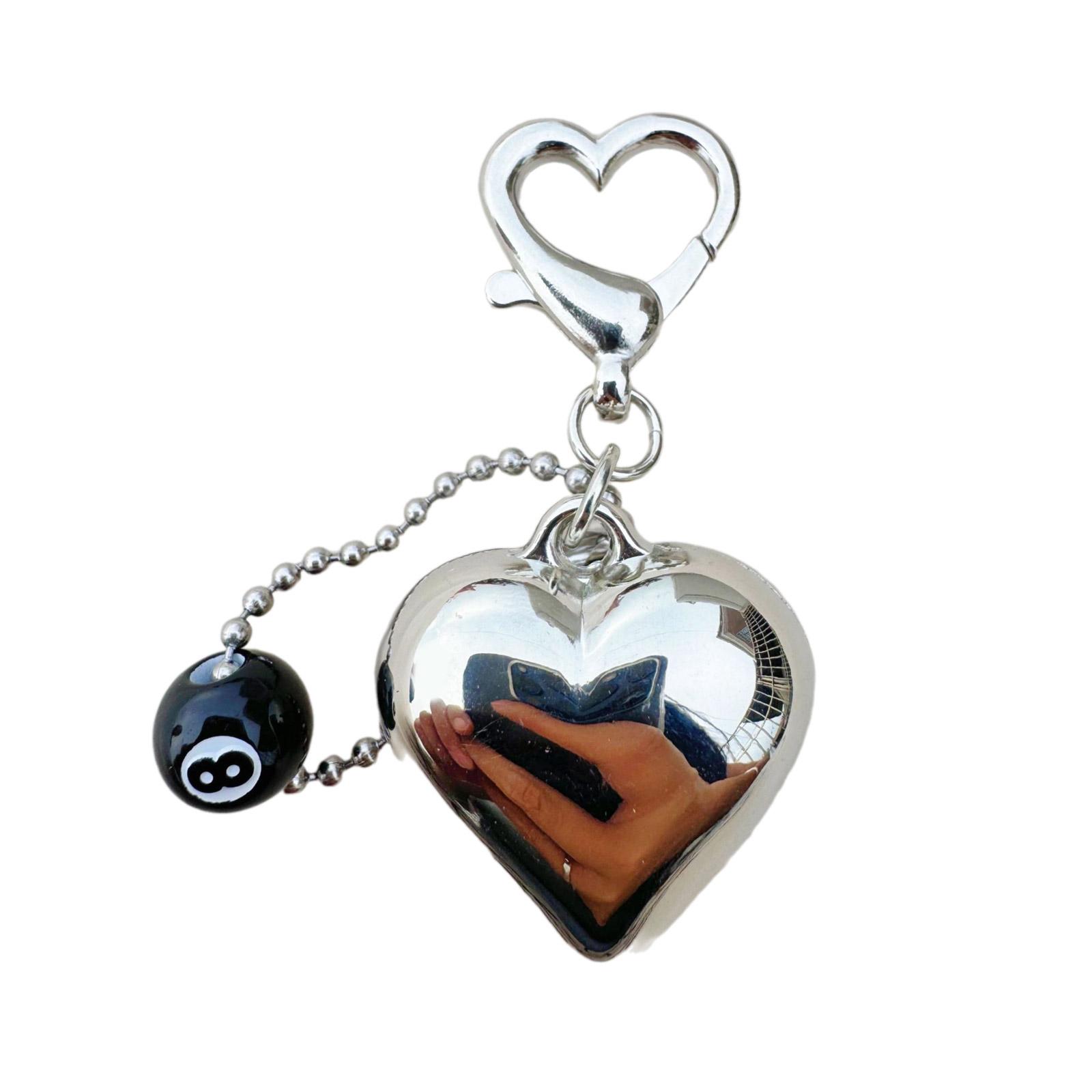 

Стильный брелок в форме сердца с любовью, привлекательный брелок для ключей, сумка, очаровательные украшения, модный металлический кулон для рюкзаков