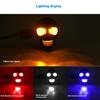 2/4Pcs Clear Turn Signal Light Long-Lasting Performance Easy Installation Universal