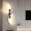 Moderne LED-Wandleuchte für Zimmer LED-Leuchten Schlafzimmerlampe Nachttisch Doppelkurve Wandleuchten Heimdekoration Innenbeleuchtung Leuchte