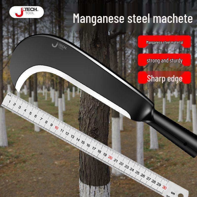 Садовый серп из марганцевой стали: Инструмент для колки дров, стрижки травы и прополки Manganese Steel Straight Blade Head