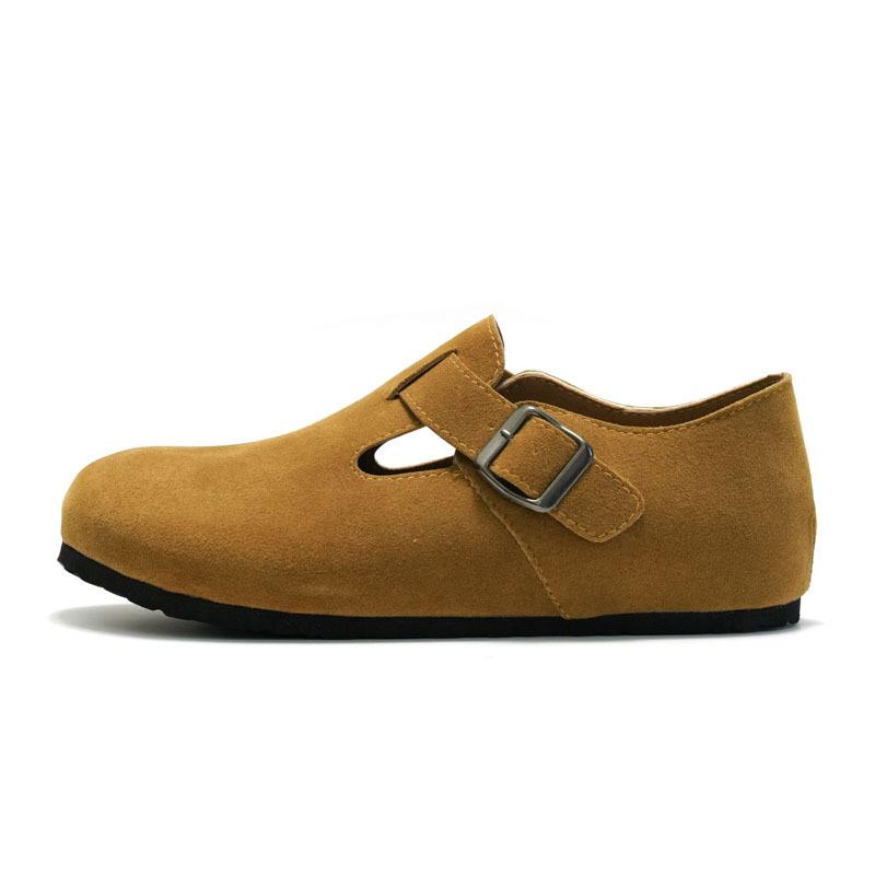 Jarní a letní dámské korkové boty pro volný čas, pánské unisex boty Baotou Water Pine, matné KWN-BT-8