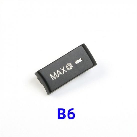 1pcs Black ABS Car Front AC Control Switch Button Trim For BMW 5 E60 E61 2003-10