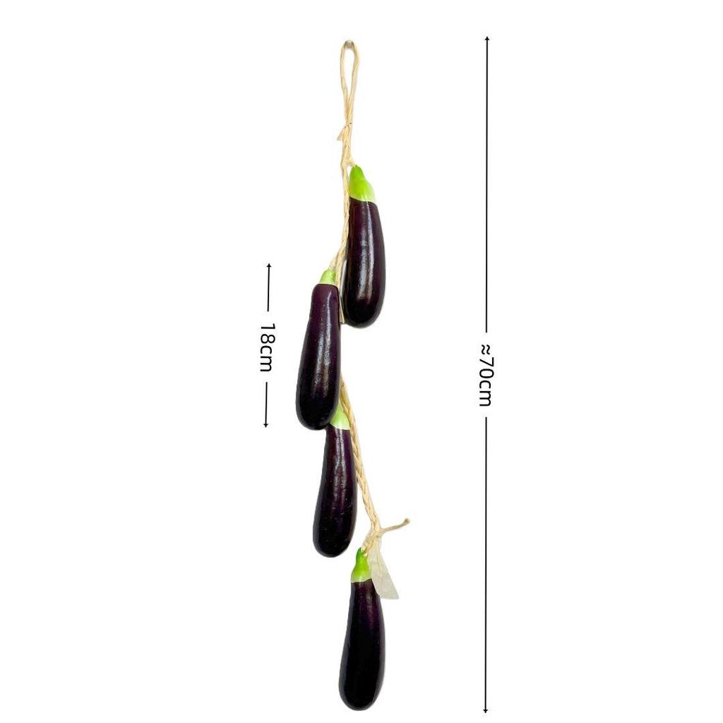 Realistic Hanging Vegetable String: Chili, Potato, Corn, Garlic, Peanut Props for Yard or Restaurant Decor