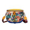 Fashion Hiphop Cartoon Street Style Graffiti PU Leather Messenger Bag Female Travel Women Shoulder Bags Crossbody Bag Ladies Handbag