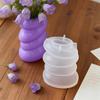 3D Modern Vase Silicone Mold DIY Flower Vase Molds Table Centerpiece Epoxy Plaster Concrete Flower Pot Mould Home Decoration