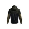 Under Armour Color Block Zip Up Hooded Training Jacket Men Jacket Green 1345405-310