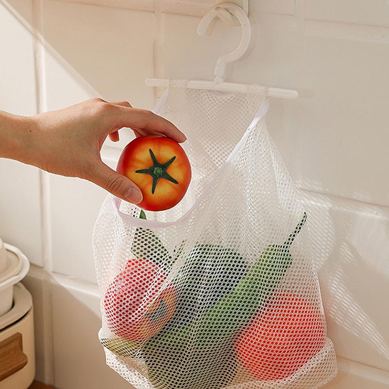 Breathable Mesh Hanging Bag Clothes Pin Holder With Hook Washable Clothespin Peg Storage Undergarment Laundry