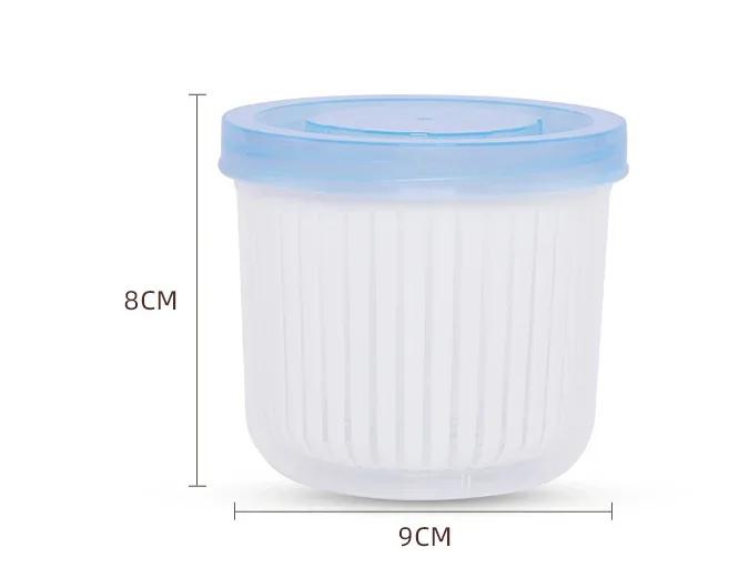 

Органайзер для кухни, холодильника, круглый, герметичный, для хранения, слива, имбиря, чеснока, лука, холодильника, еды, мусора, прямая поставка