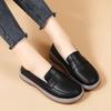 Women's Flat Casual Sports Shoes Light Comfortable Fashion Spring and Autumn New Anti-slip Wear-resistant Leather Shoes Loafers