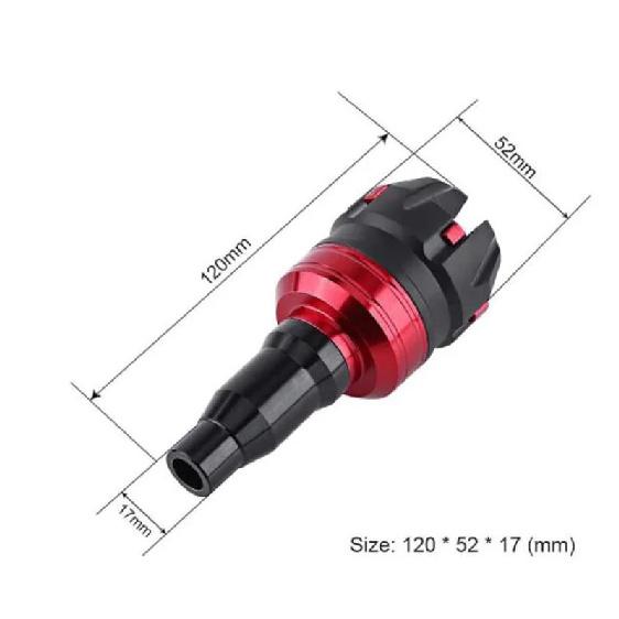 1 st Motorcykel Ram Slider Kraschskydd Kollisionsfallskydd Anti-kraschkåpor M10 10 mm Skruv Universell Motocross Motorcykel