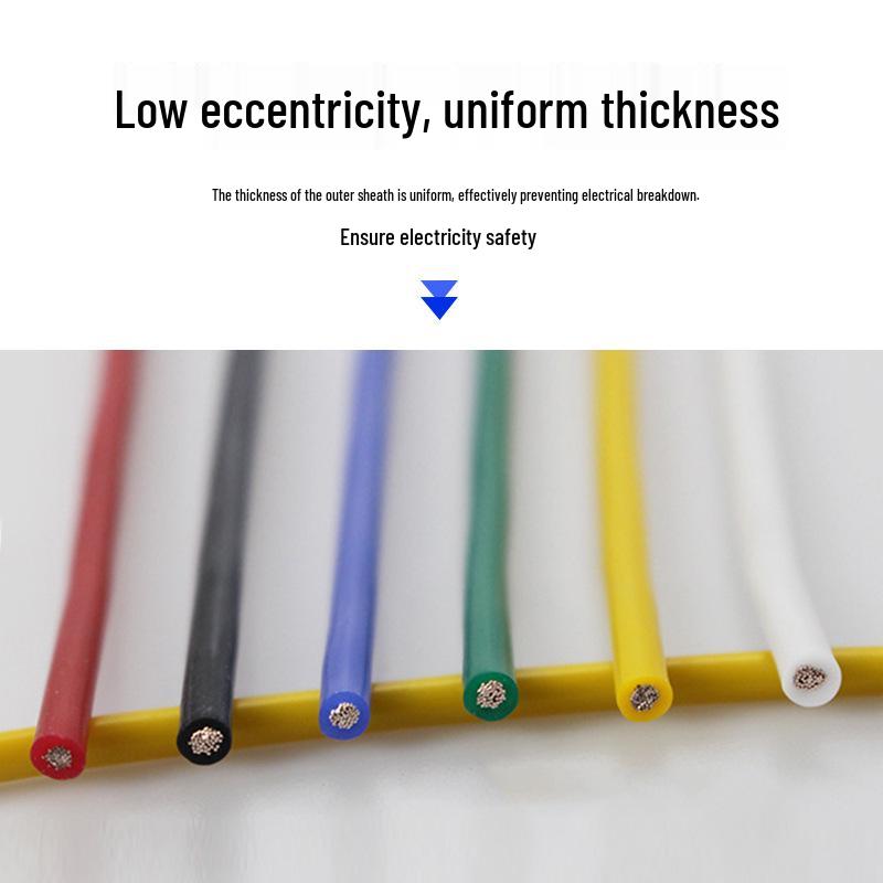 High-Temperature Silicone Wire for AGR Model Aircraft - 0.5/1/1.5/4 Sq