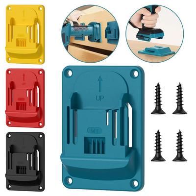 Wall-mounted Electric Tool Holder Wear-resistant Battery Holder Connector Sturdy Easy To Use Battery Base For Makita 18V