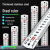 Stainless Steel Ruler with Thickened Plate - Available In 30cm, 50cm, 60cm, 1m, 1.5m, and 2m Lengths