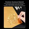 Gold Foil Paper 5-Piece Heavy Duty 12x12inch Foil Embossing Tin Sheets For Crafting For Painting Engraving Mounting Tooling