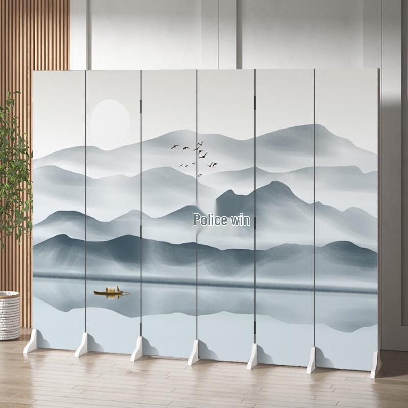 Pansheng Chinese Style Folding Room Divider Screen