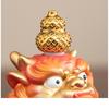 Resin painted Pixiu sculptures and figurines  Chinese mascot divine beast Home, Room, Office, Car Wealth Luck Feng Shui Decor