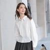 Betu Women's Waist Pleated Commuter Shirt