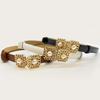 Skirt decorative belt for women fashion casual pearl buckle imitation leather adjustable belt waist seal for women